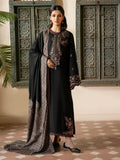 Black Embroidered 3-Piece Lawn Suit for Women