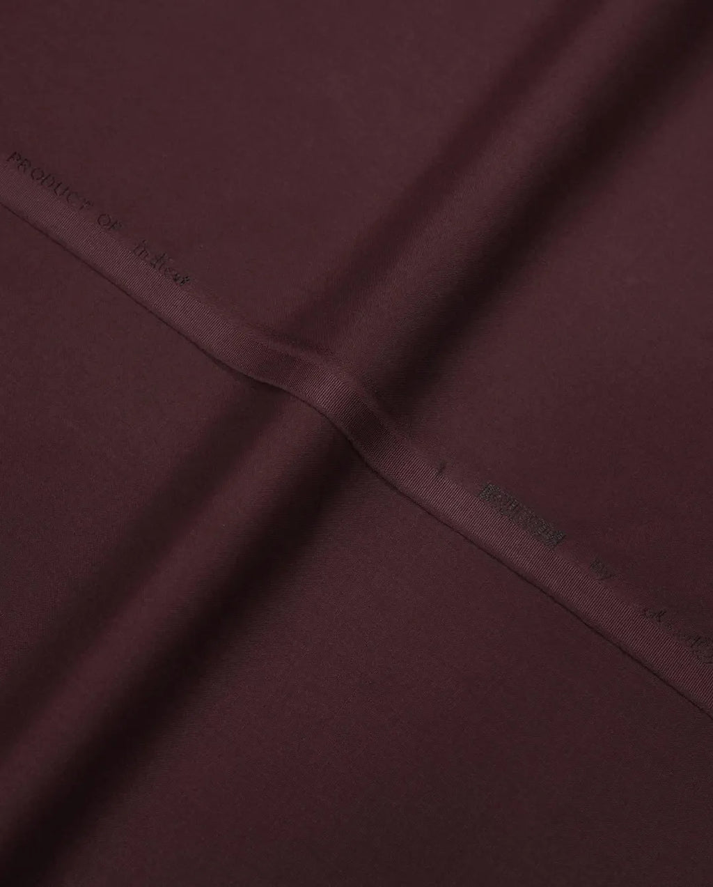 Maroon Wash & Wear Men Suit Fabric