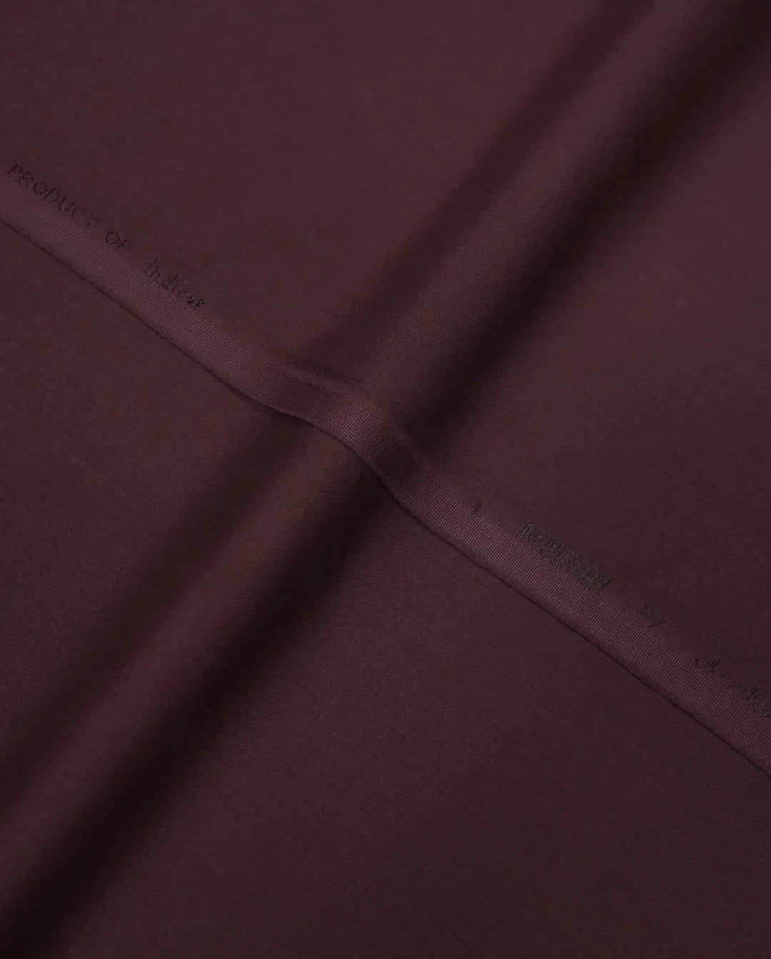 Maroon Wash & Wear Men Suit Fabric