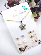 7-Piece Star Pendant Jewelry Set for Women