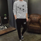 Men's Printed Tracksuit Set Soft Fabric Stylish T Shirt and Trouser Comfortable Fashionable Outfit