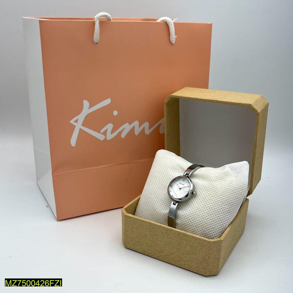 Women's Stainless Steel Analogue Watch with Quartz Movement