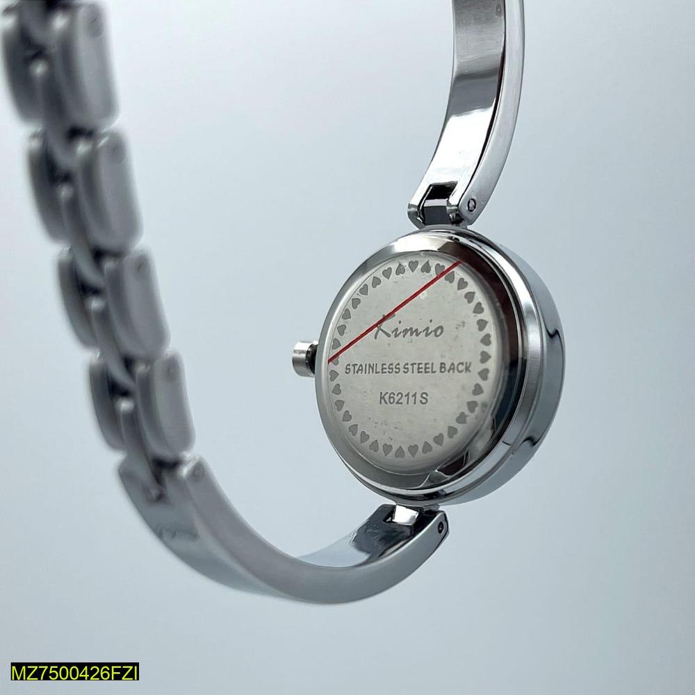 Women's Stainless Steel Analogue Watch with Quartz Movement