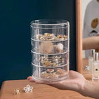 Multi-Tier Jewellery Organizer Transparent Plastic Storage