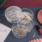 Multi-Tier Jewellery Organizer Transparent Plastic Storage