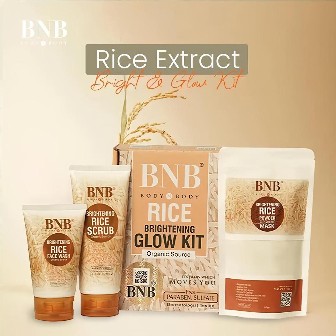 BNB Rice Extract Glow Kit for All Skin Types