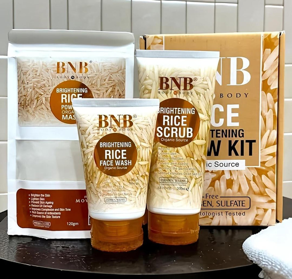 BNB Rice Extract Glow Kit for All Skin Types