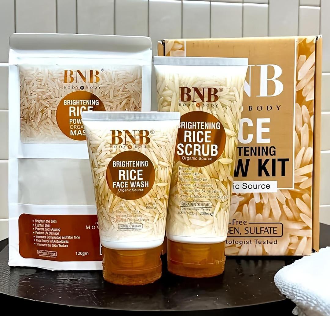 BNB Rice Extract Glow Kit for All Skin Types