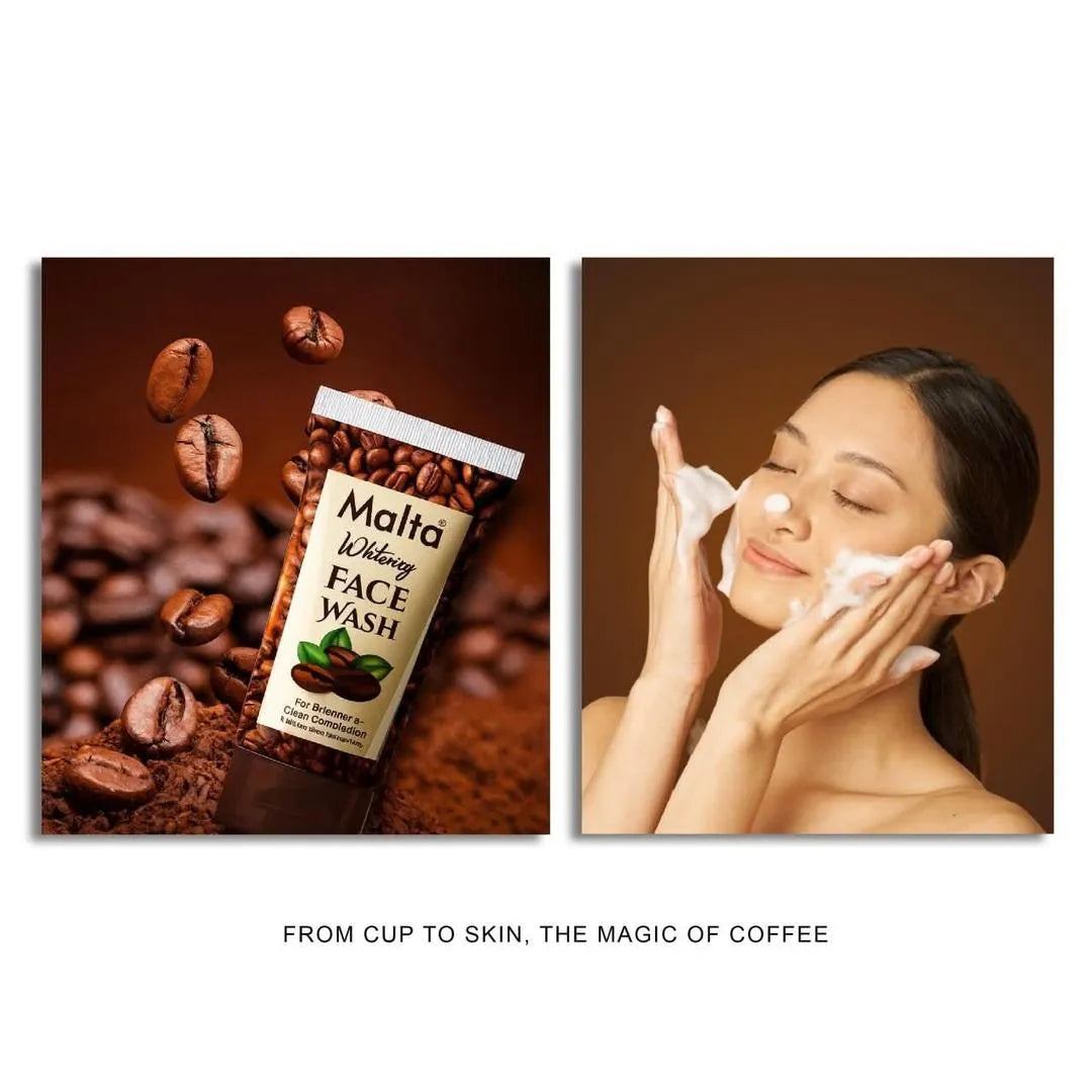 Malta Coffee Whitening Facial Kit 3 Pcs All Skin Types
