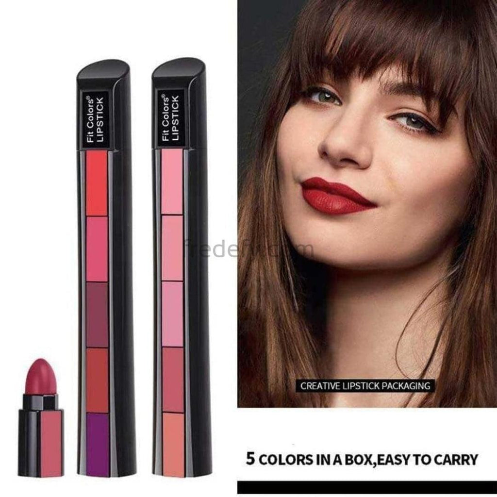 5-in-1 Multi-Color Lipstick Set