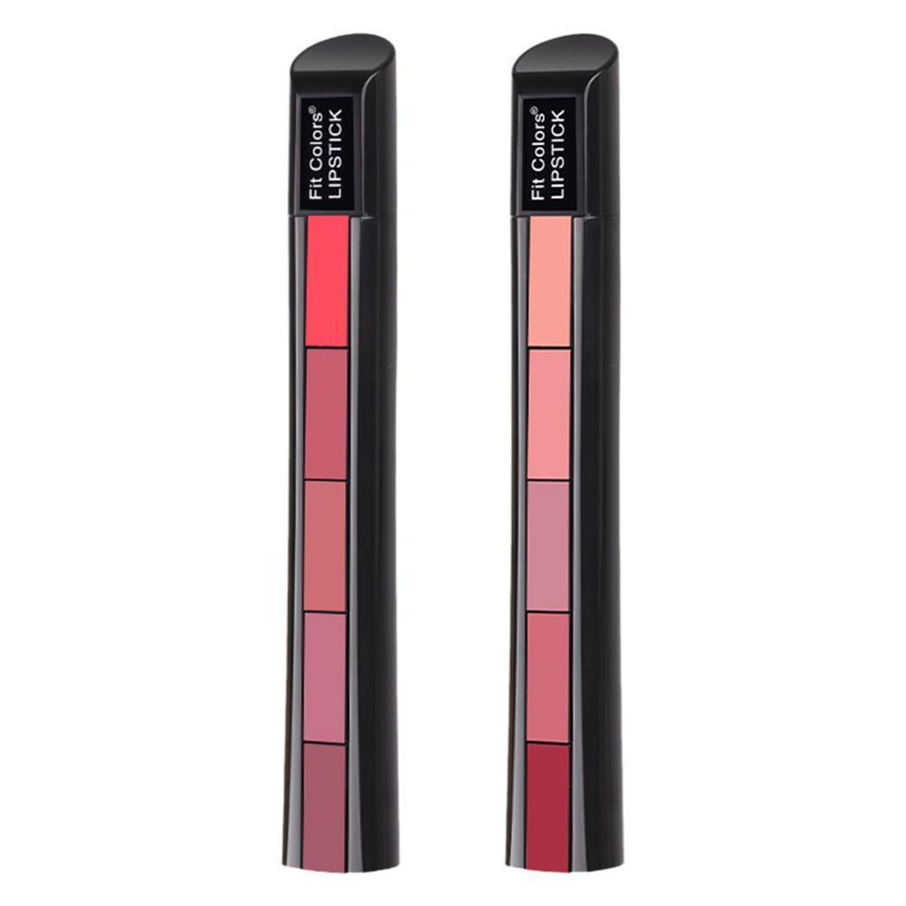 5-in-1 Multi-Color Lipstick Set