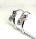2 Pcs Kara Bangle Set Red Black White Alloy Wedding Party Jewelry