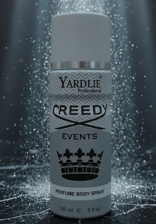 Yardlie Professional CREEDY EVENTS Perfume Body Spray | Aromatic Fougere Deodorant for Men