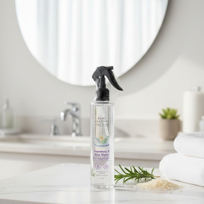 Bare Anatomy Rosemary & Rice Water Hair Growth Spray – 200ml
